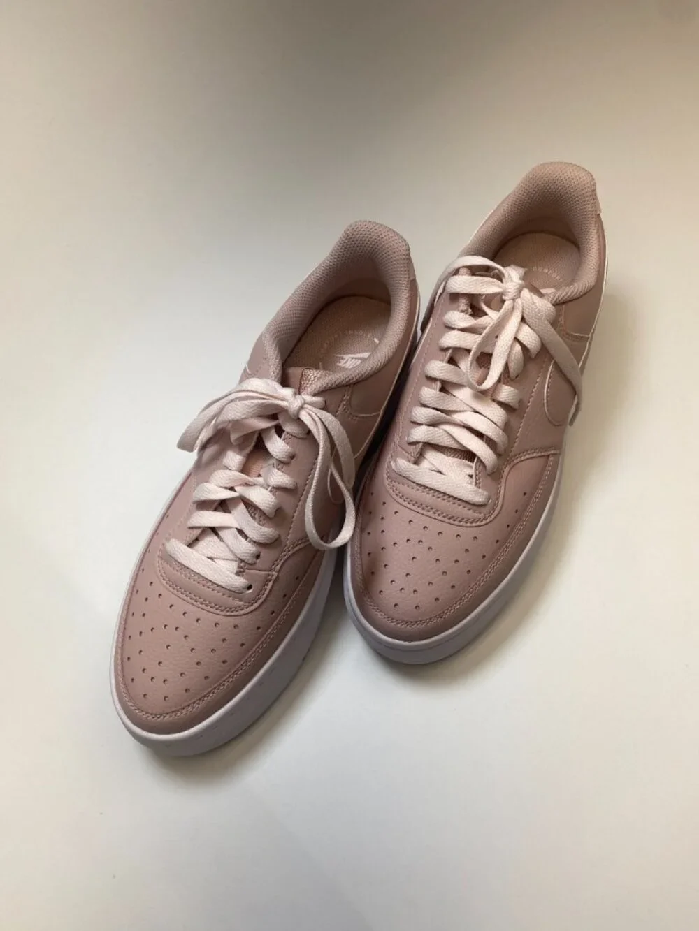 Nike Womens Court Vision Alta LTR Pink Platform Oxford DM0113 600 Sz 6.5